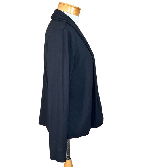 J. Jill Wearever Collection Black Open Front Cardigan Size XS Fits Small Too - Picture 5 of 9